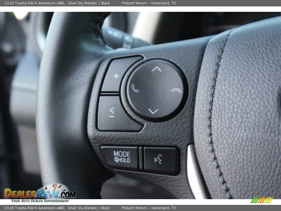 2018 Toyota RAV4 Adventure AWD Silver Sky Metallic / Black Photo #18