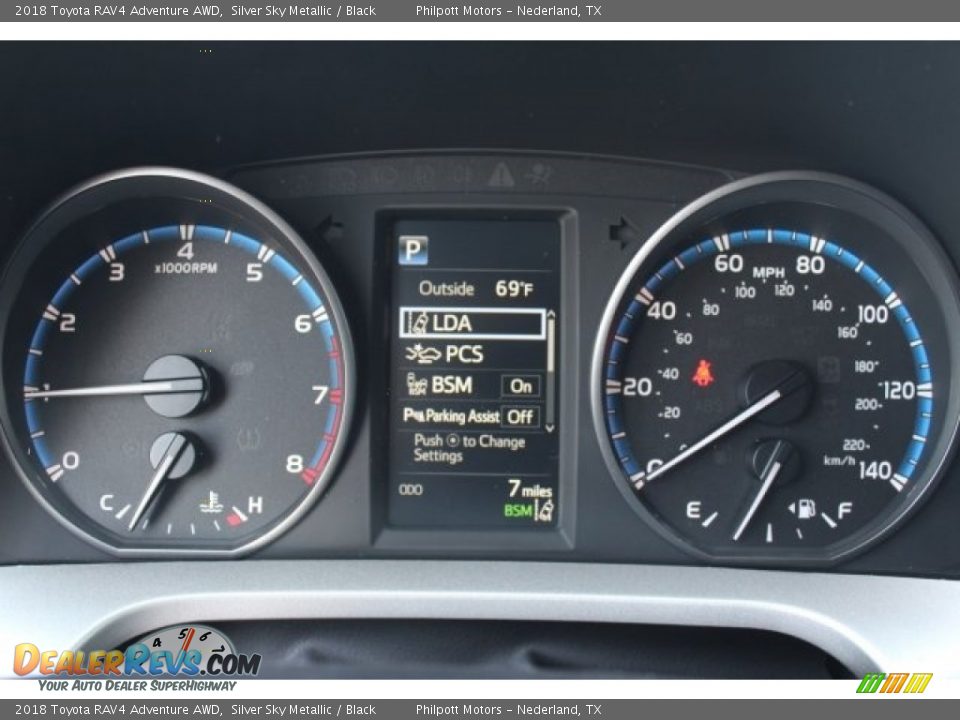 2018 Toyota RAV4 Adventure AWD Silver Sky Metallic / Black Photo #31