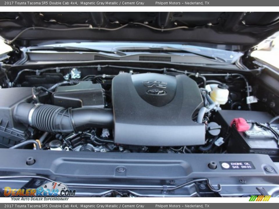 2017 Toyota Tacoma SR5 Double Cab 4x4 Magnetic Gray Metallic / Cement Gray Photo #26