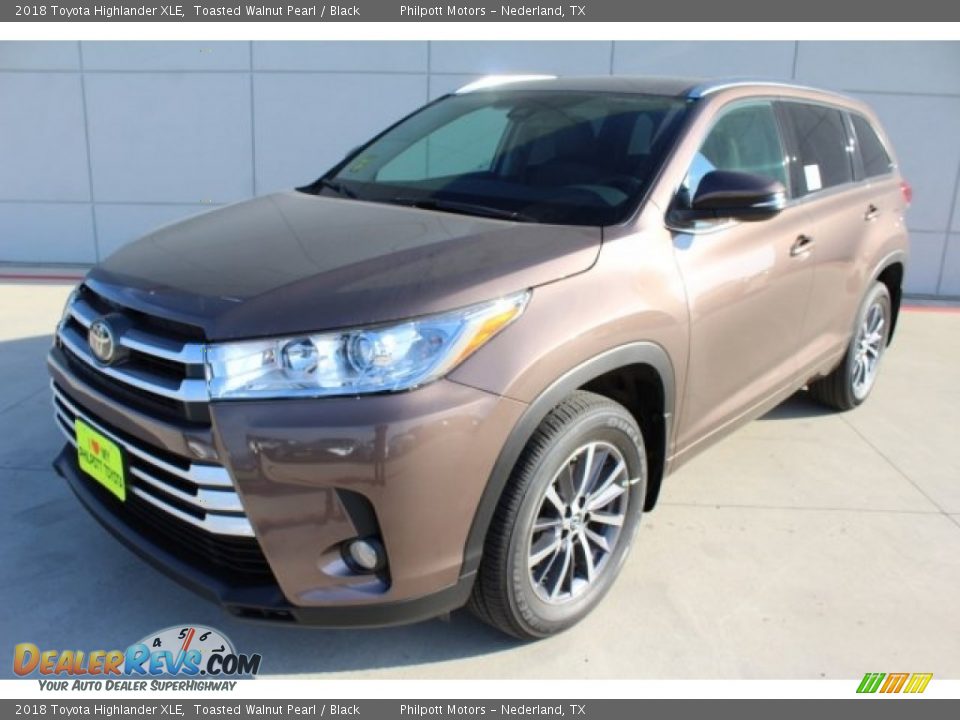 2018 Toyota Highlander XLE Toasted Walnut Pearl / Black Photo #3