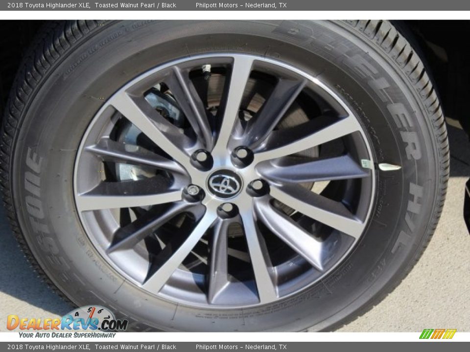 2018 Toyota Highlander XLE Toasted Walnut Pearl / Black Photo #4