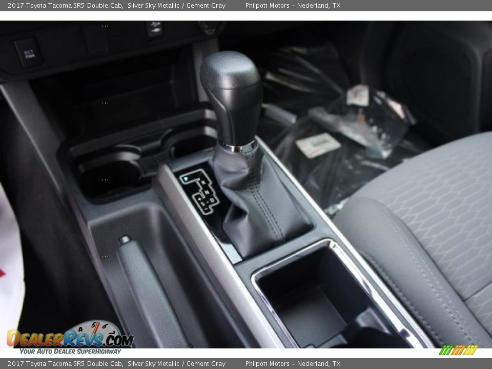 2017 Toyota Tacoma SR5 Double Cab Silver Sky Metallic / Cement Gray Photo #13