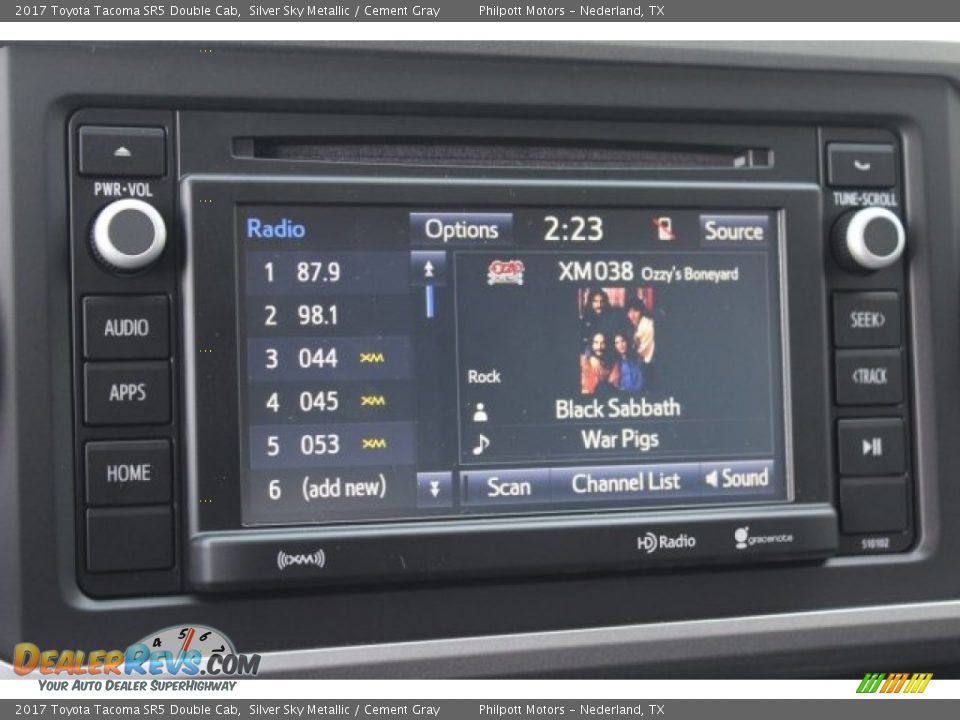 2017 Toyota Tacoma SR5 Double Cab Silver Sky Metallic / Cement Gray Photo #15