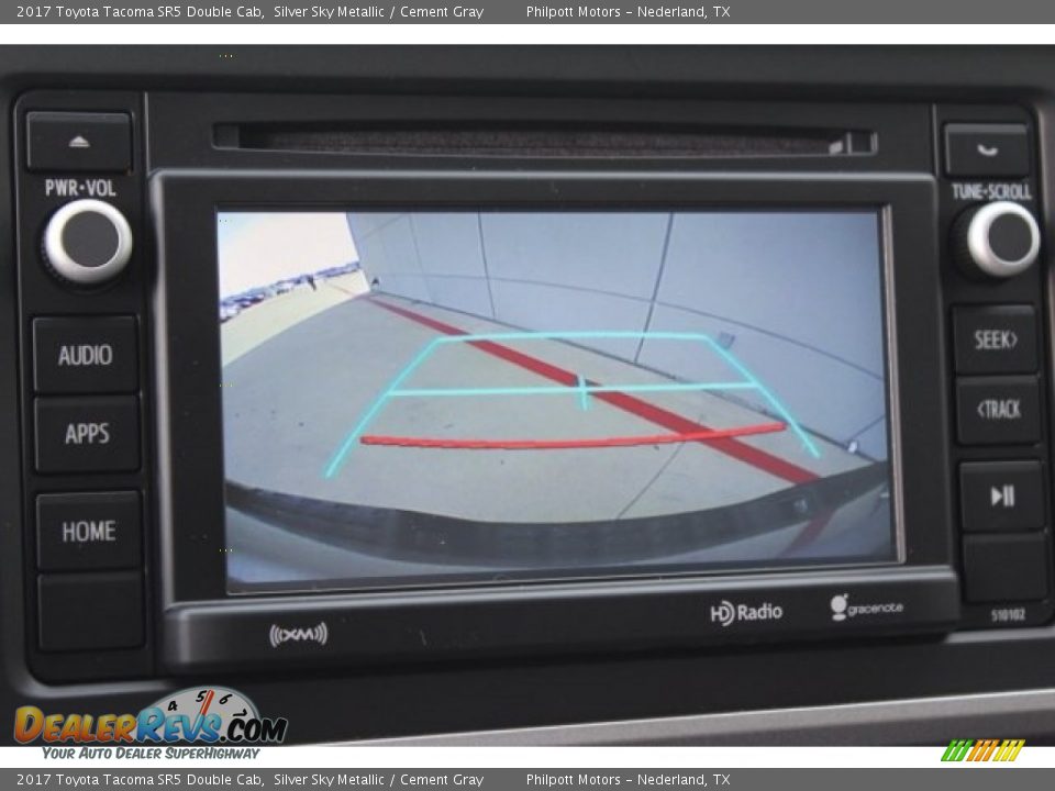 2017 Toyota Tacoma SR5 Double Cab Silver Sky Metallic / Cement Gray Photo #16