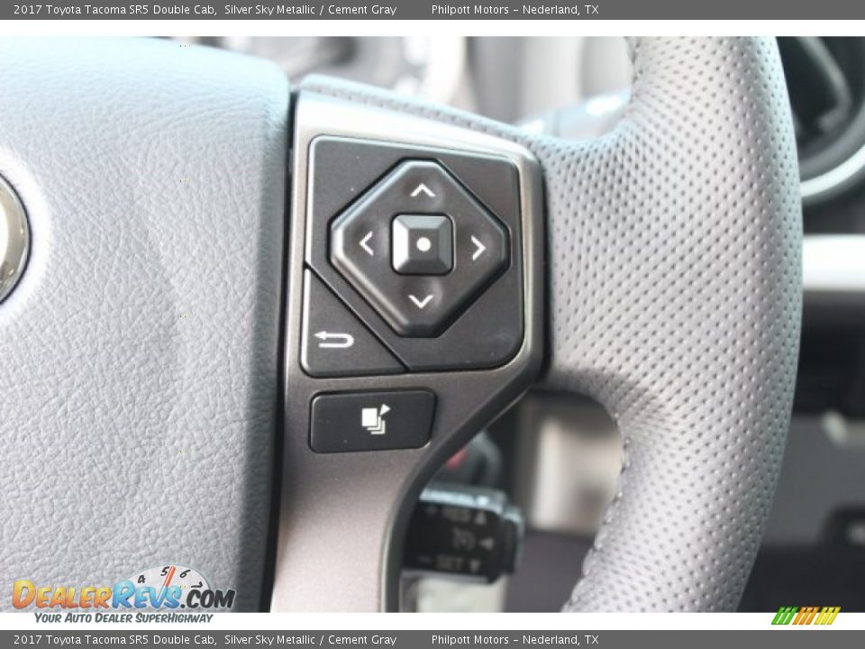 2017 Toyota Tacoma SR5 Double Cab Silver Sky Metallic / Cement Gray Photo #19