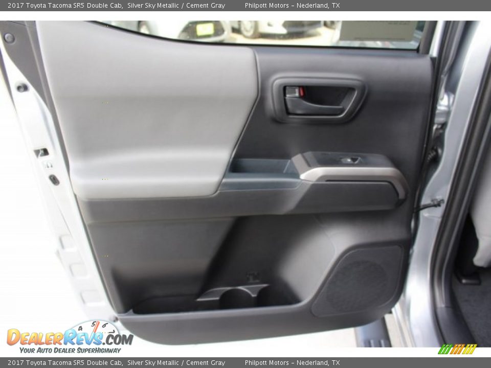2017 Toyota Tacoma SR5 Double Cab Silver Sky Metallic / Cement Gray Photo #21