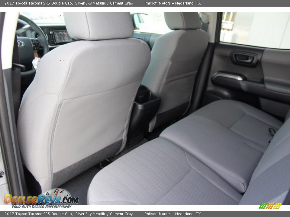 2017 Toyota Tacoma SR5 Double Cab Silver Sky Metallic / Cement Gray Photo #22