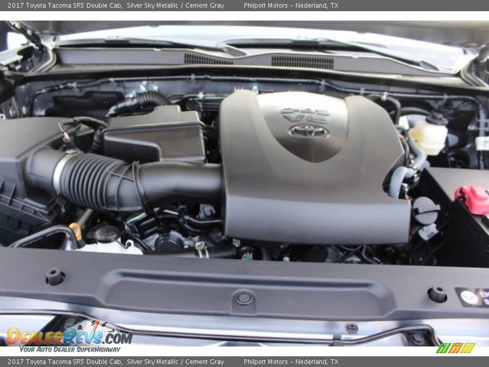 2017 Toyota Tacoma SR5 Double Cab Silver Sky Metallic / Cement Gray Photo #27