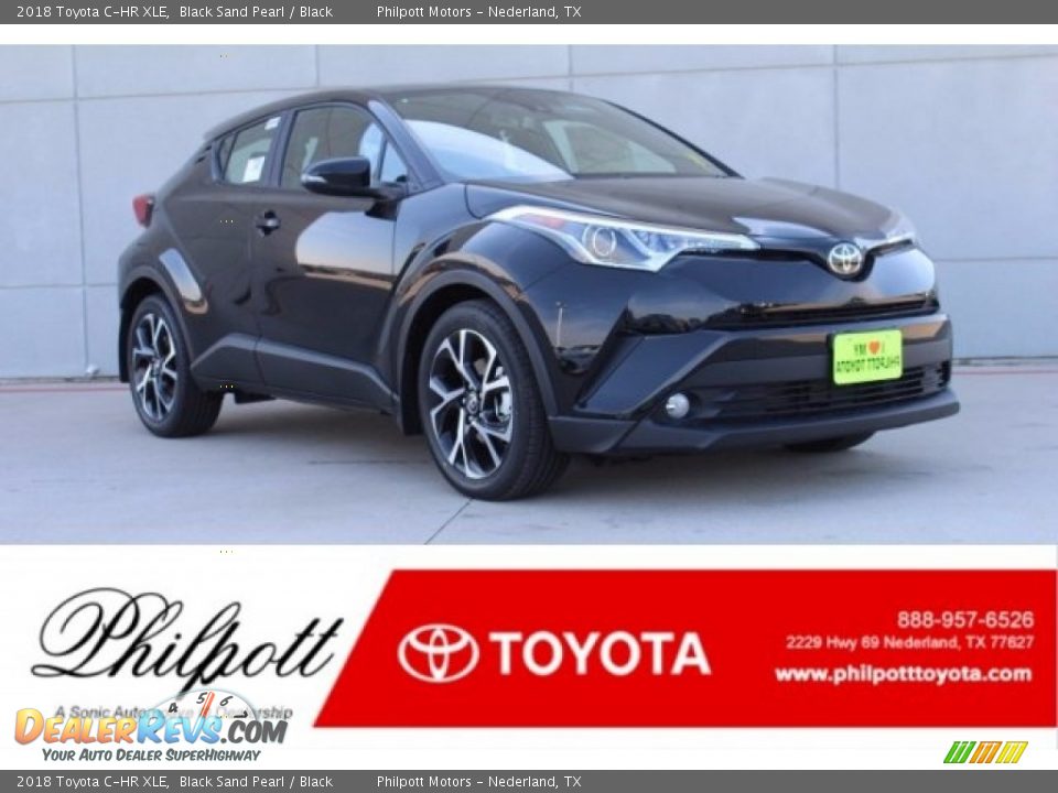 2018 Toyota C-HR XLE Black Sand Pearl / Black Photo #1