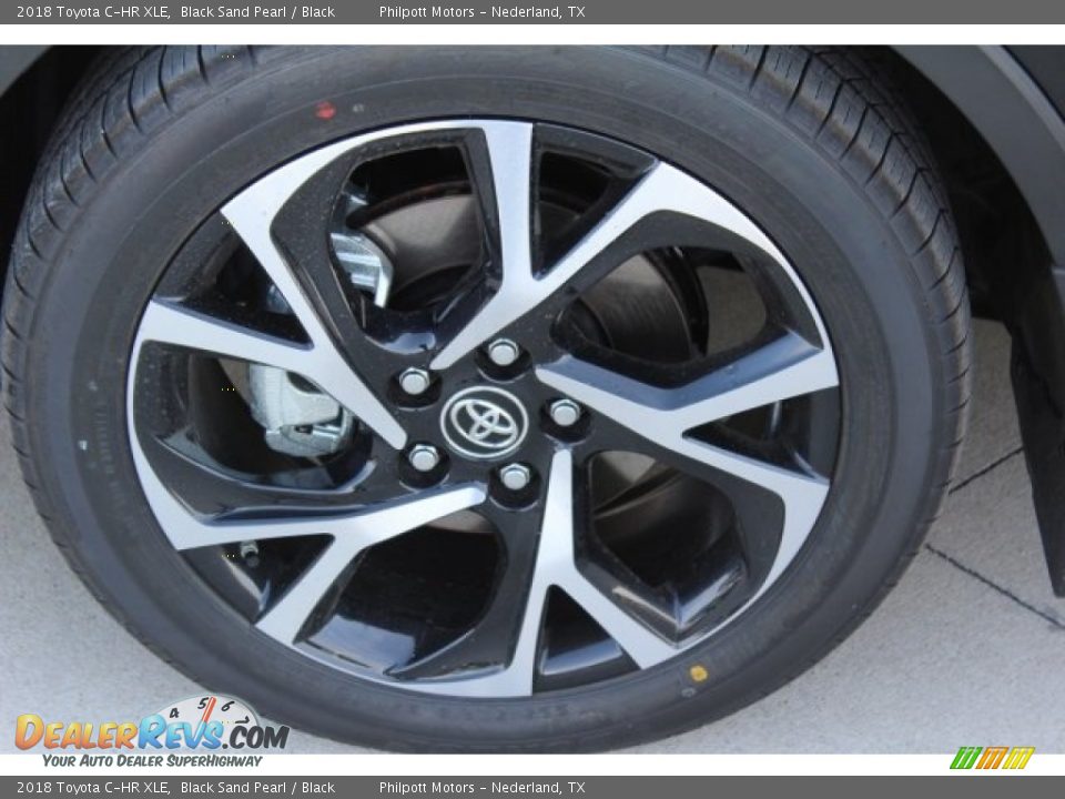 2018 Toyota C-HR XLE Black Sand Pearl / Black Photo #4