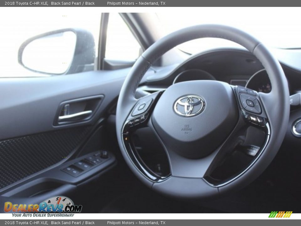 2018 Toyota C-HR XLE Black Sand Pearl / Black Photo #26