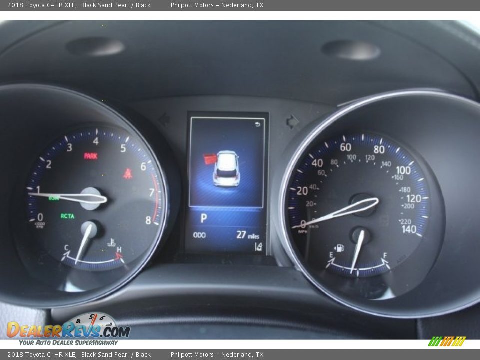 2018 Toyota C-HR XLE Black Sand Pearl / Black Photo #29