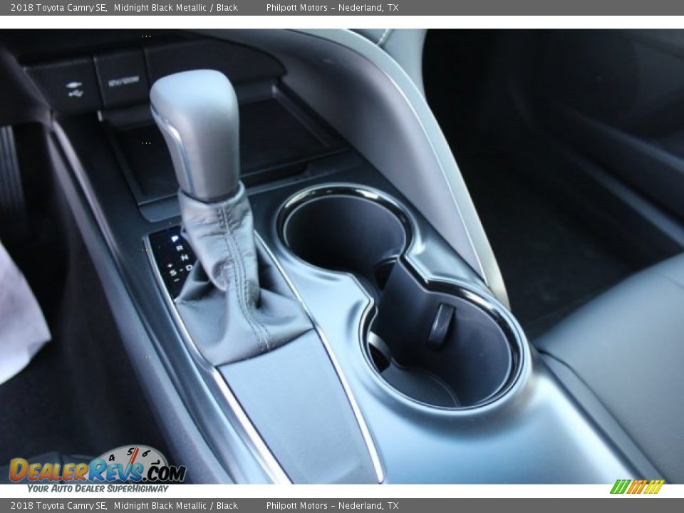 2018 Toyota Camry SE Midnight Black Metallic / Black Photo #13