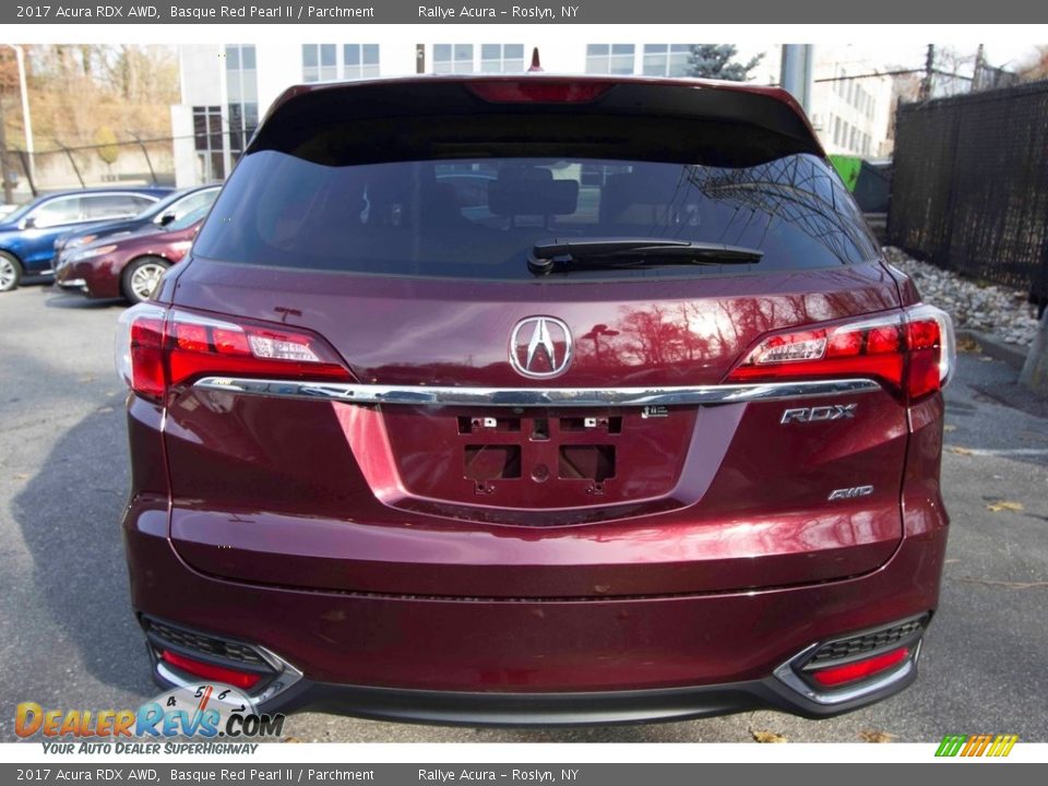 2017 Acura RDX AWD Basque Red Pearl II / Parchment Photo #5