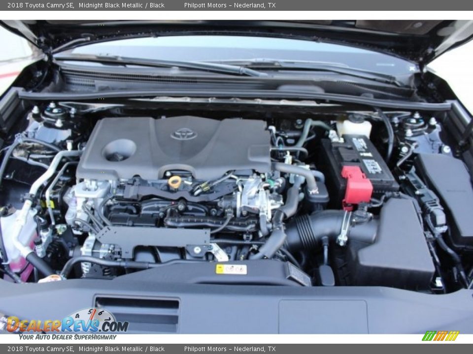 2018 Toyota Camry SE Midnight Black Metallic / Black Photo #28