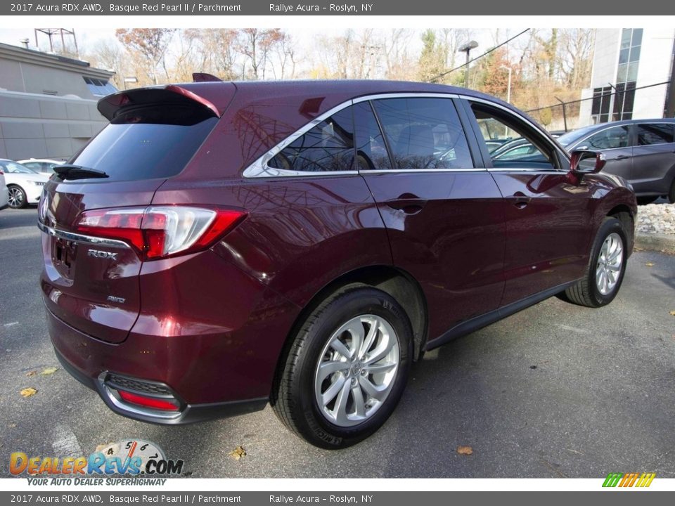 2017 Acura RDX AWD Basque Red Pearl II / Parchment Photo #10