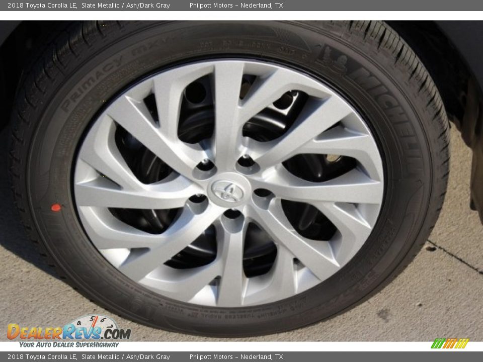 2018 Toyota Corolla LE Slate Metallic / Ash/Dark Gray Photo #4