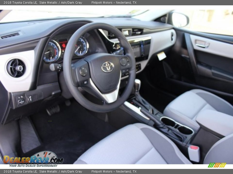 2018 Toyota Corolla LE Slate Metallic / Ash/Dark Gray Photo #9