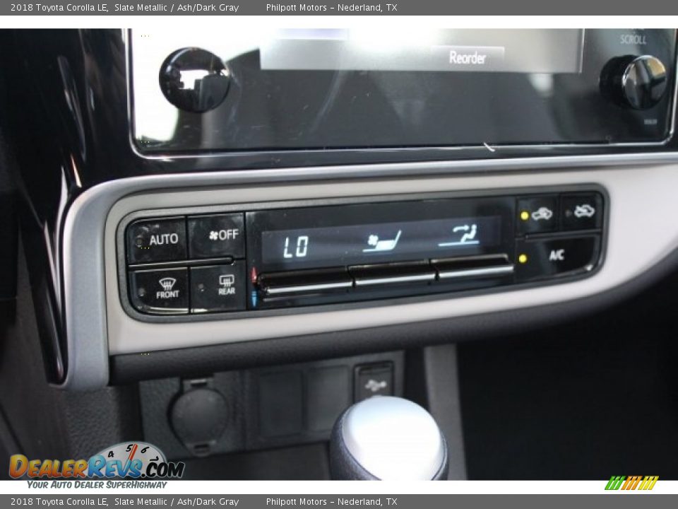 2018 Toyota Corolla LE Slate Metallic / Ash/Dark Gray Photo #13