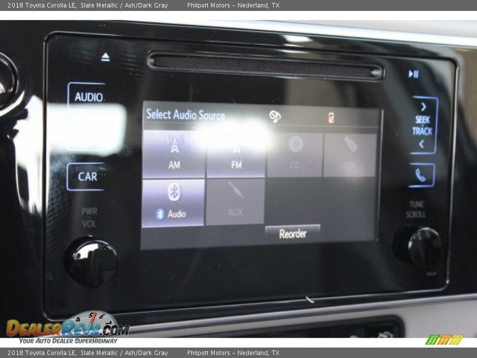 2018 Toyota Corolla LE Slate Metallic / Ash/Dark Gray Photo #14