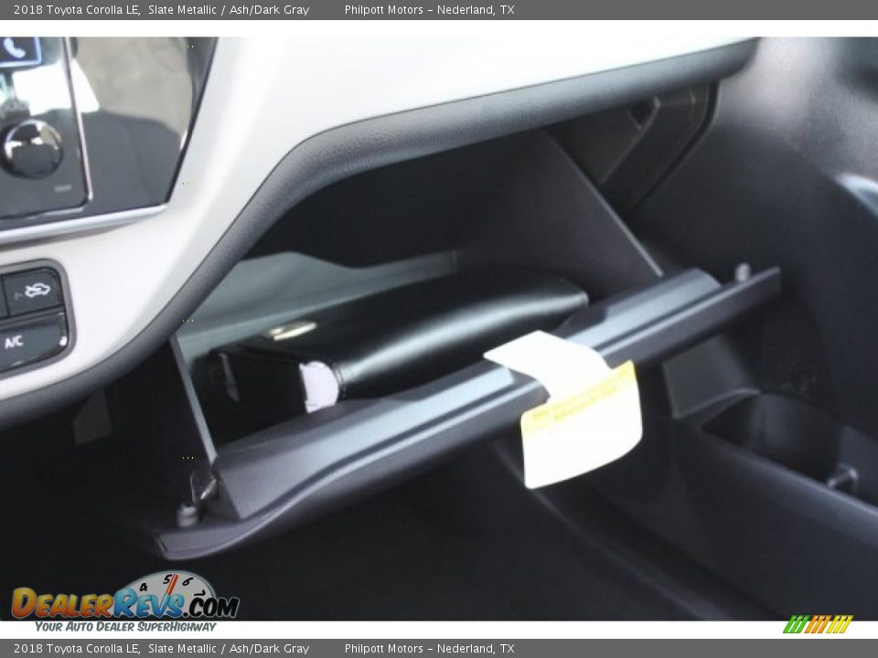 2018 Toyota Corolla LE Slate Metallic / Ash/Dark Gray Photo #16