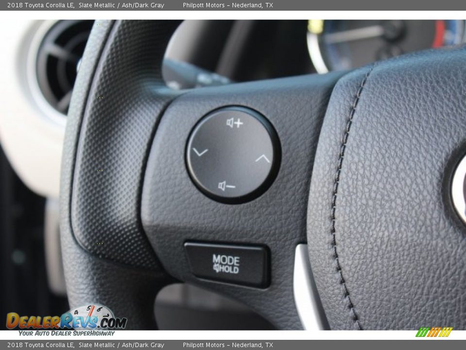 2018 Toyota Corolla LE Slate Metallic / Ash/Dark Gray Photo #17
