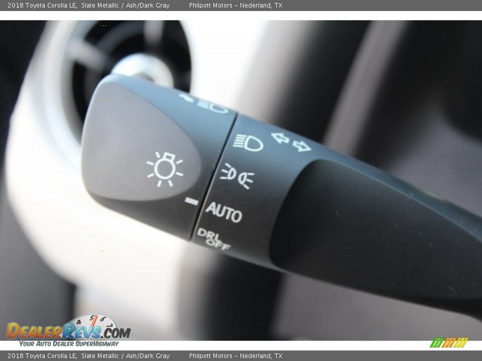 2018 Toyota Corolla LE Slate Metallic / Ash/Dark Gray Photo #19