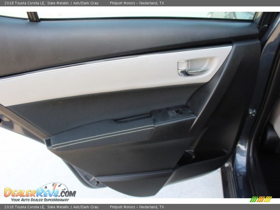 2018 Toyota Corolla LE Slate Metallic / Ash/Dark Gray Photo #20