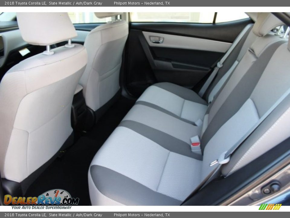 2018 Toyota Corolla LE Slate Metallic / Ash/Dark Gray Photo #22