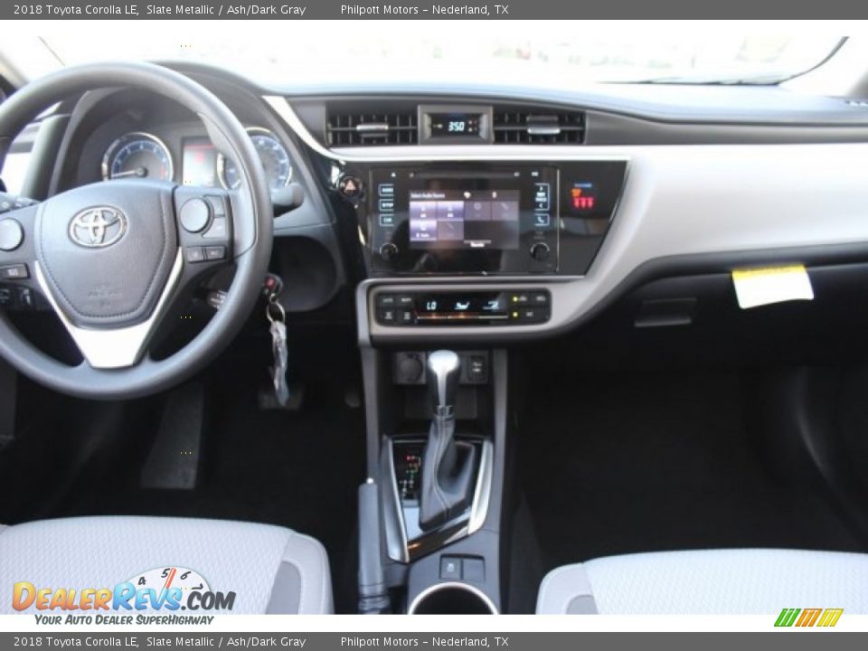 2018 Toyota Corolla LE Slate Metallic / Ash/Dark Gray Photo #23
