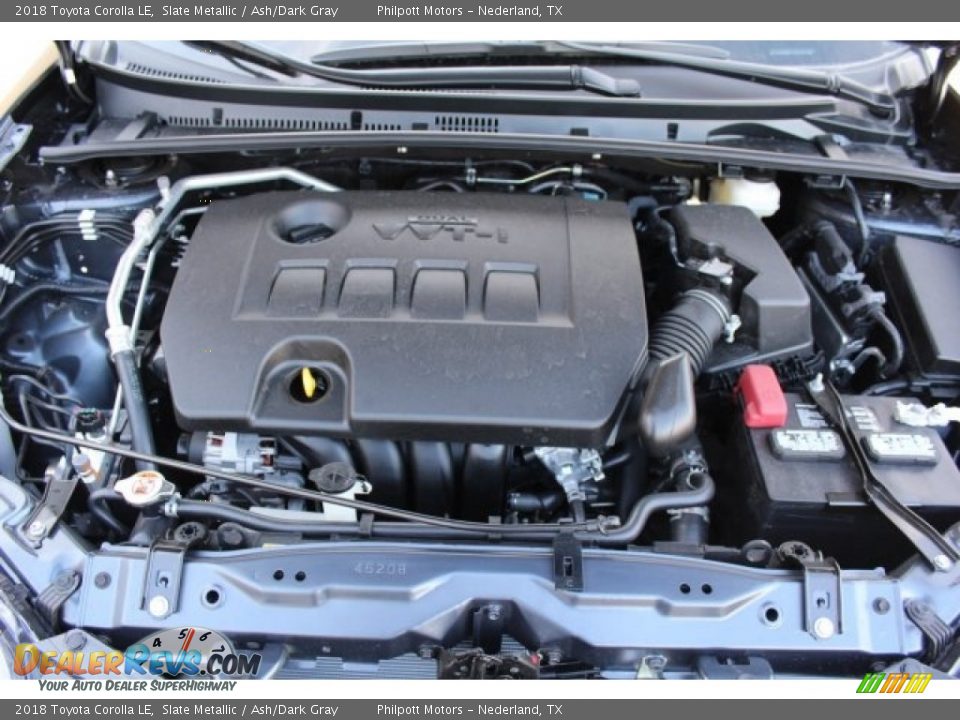 2018 Toyota Corolla LE Slate Metallic / Ash/Dark Gray Photo #26