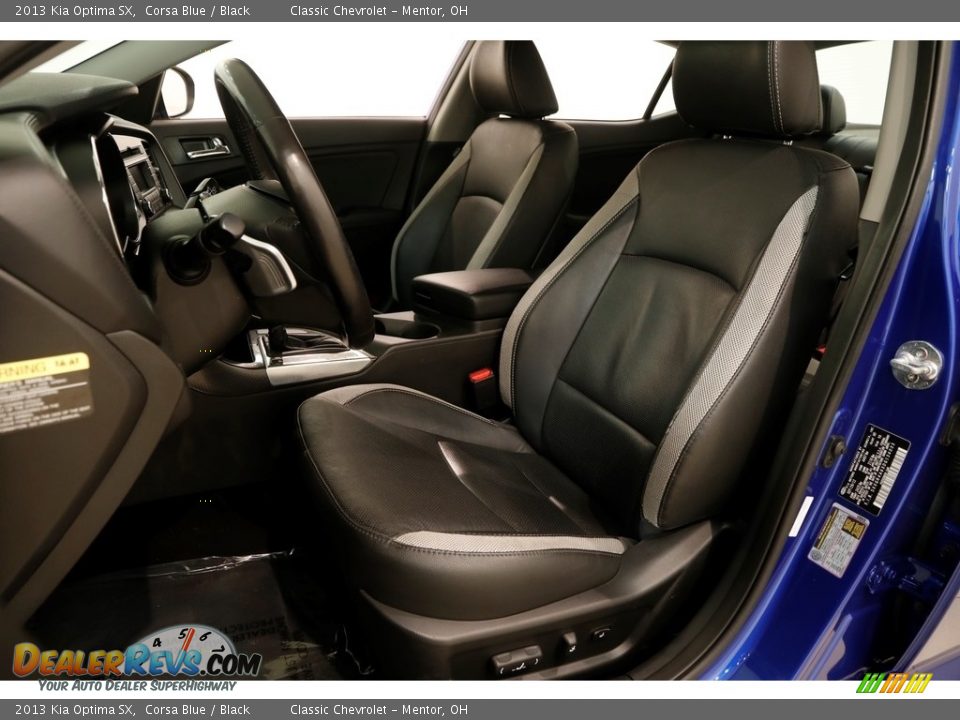 2013 Kia Optima SX Corsa Blue / Black Photo #5