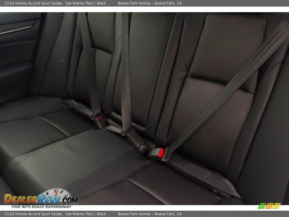 2018 Honda Accord Sport Sedan San Marino Red / Black Photo #13