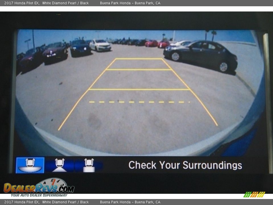 2017 Honda Pilot EX White Diamond Pearl / Black Photo #6
