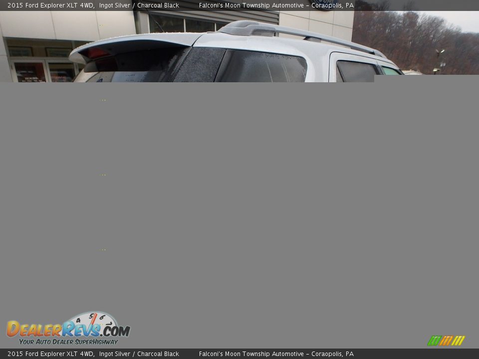 2015 Ford Explorer XLT 4WD Ingot Silver / Charcoal Black Photo #2
