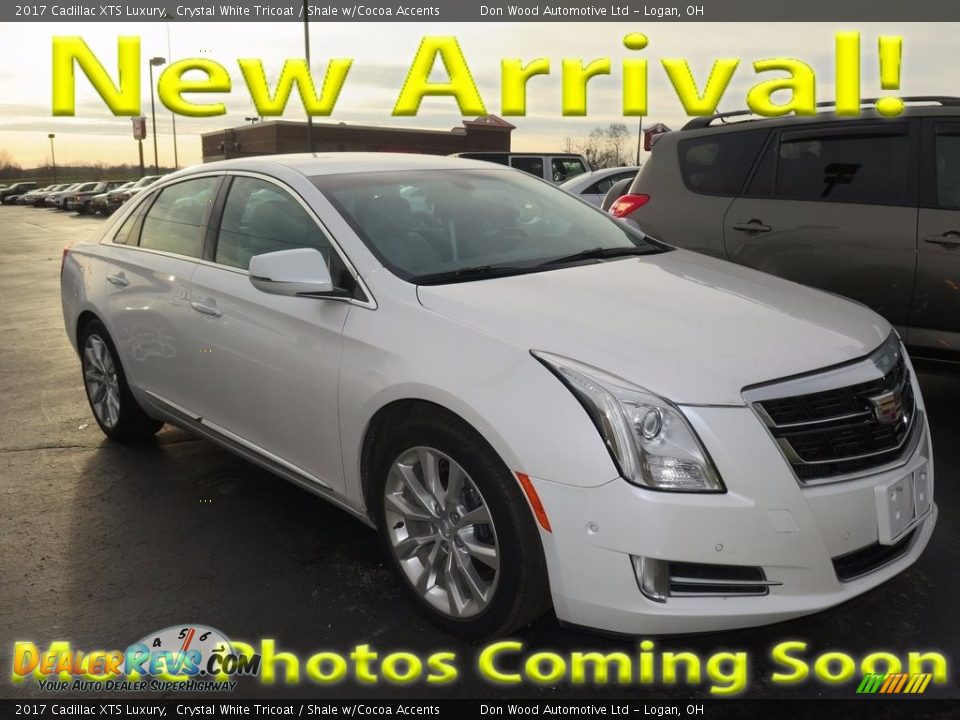 2017 Cadillac XTS Luxury Crystal White Tricoat / Shale w/Cocoa Accents Photo #1