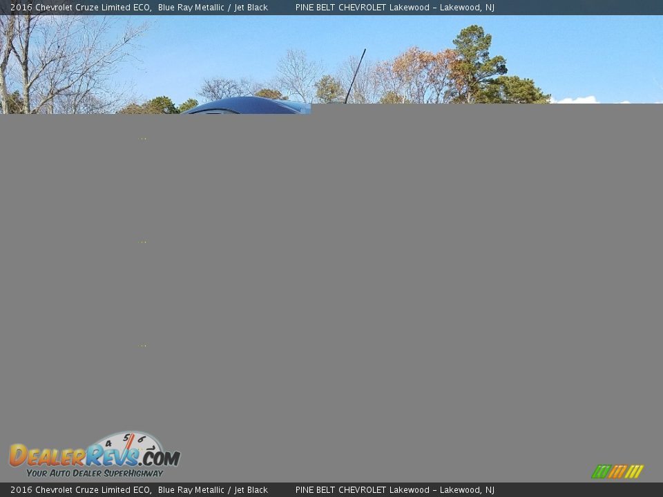 2016 Chevrolet Cruze Limited ECO Blue Ray Metallic / Jet Black Photo #2
