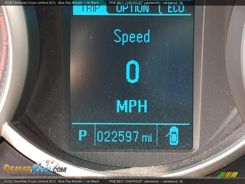 2016 Chevrolet Cruze Limited ECO Blue Ray Metallic / Jet Black Photo #5