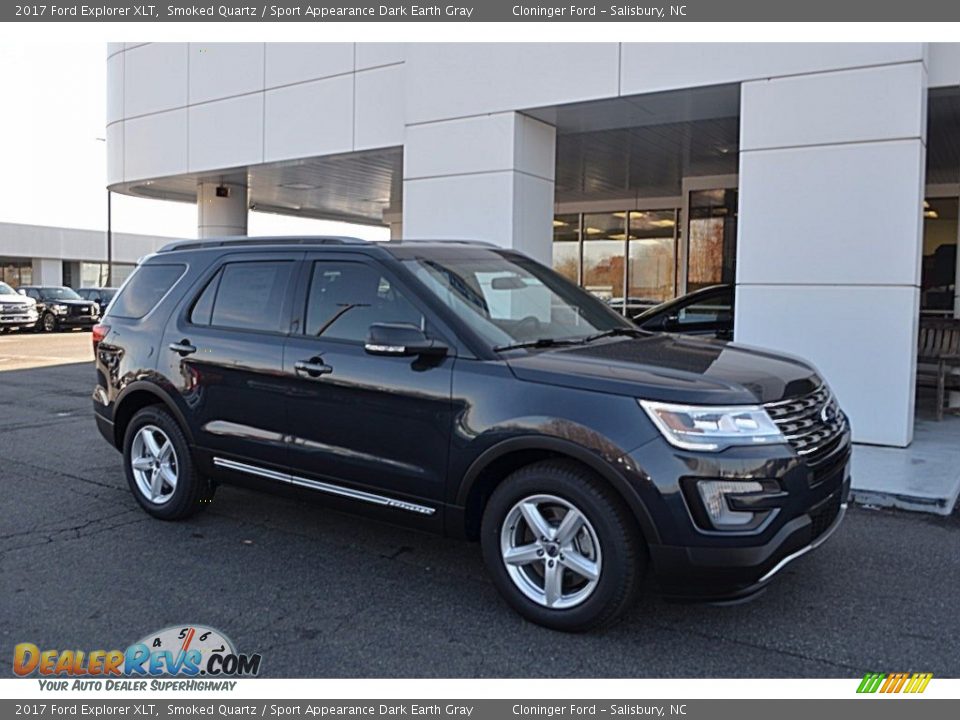 2017 Ford Explorer XLT Smoked Quartz / Sport Appearance Dark Earth Gray Photo #1