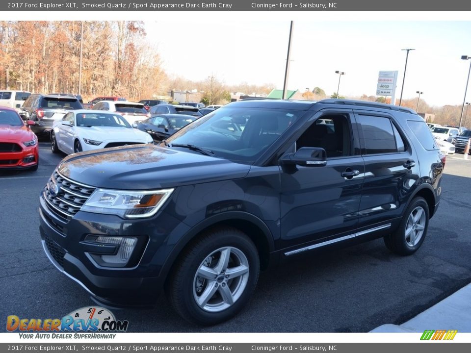 2017 Ford Explorer XLT Smoked Quartz / Sport Appearance Dark Earth Gray Photo #3