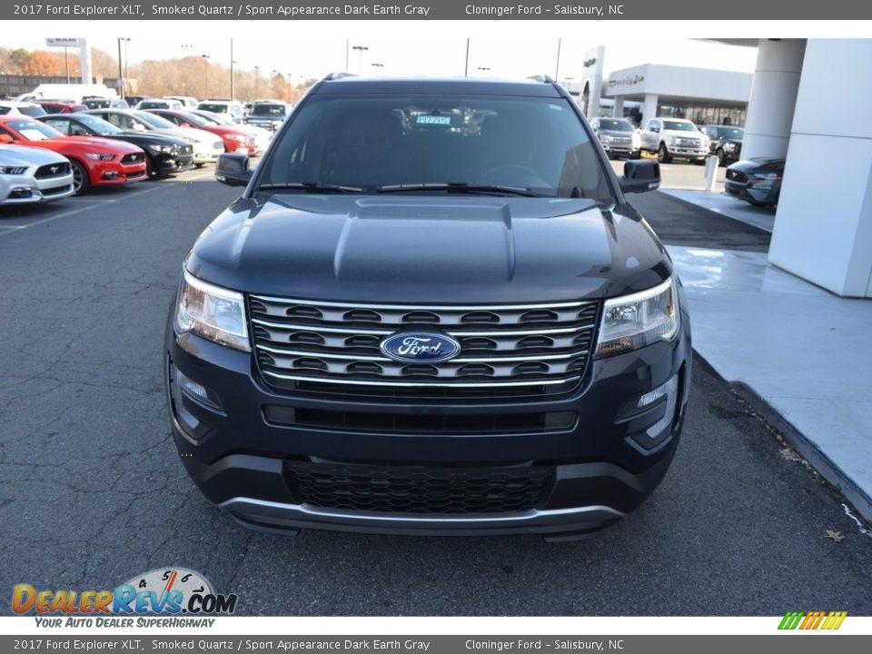 2017 Ford Explorer XLT Smoked Quartz / Sport Appearance Dark Earth Gray Photo #4