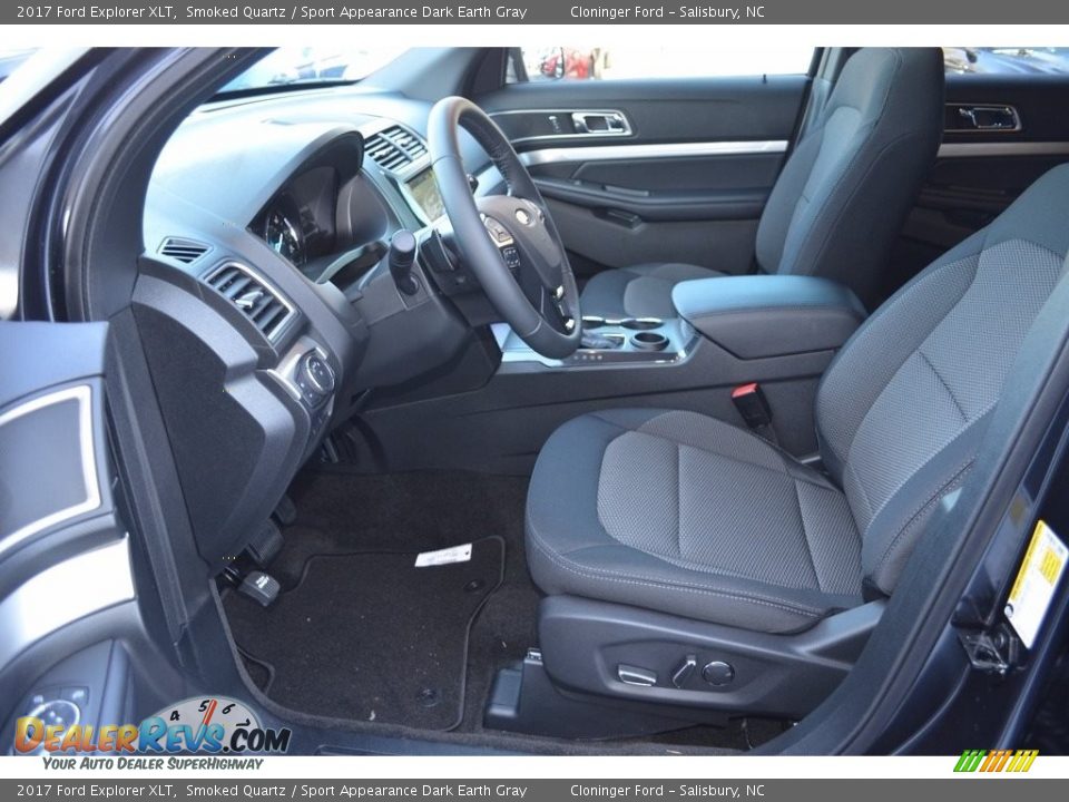 2017 Ford Explorer XLT Smoked Quartz / Sport Appearance Dark Earth Gray Photo #6