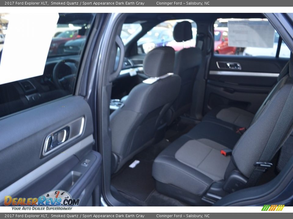 2017 Ford Explorer XLT Smoked Quartz / Sport Appearance Dark Earth Gray Photo #8