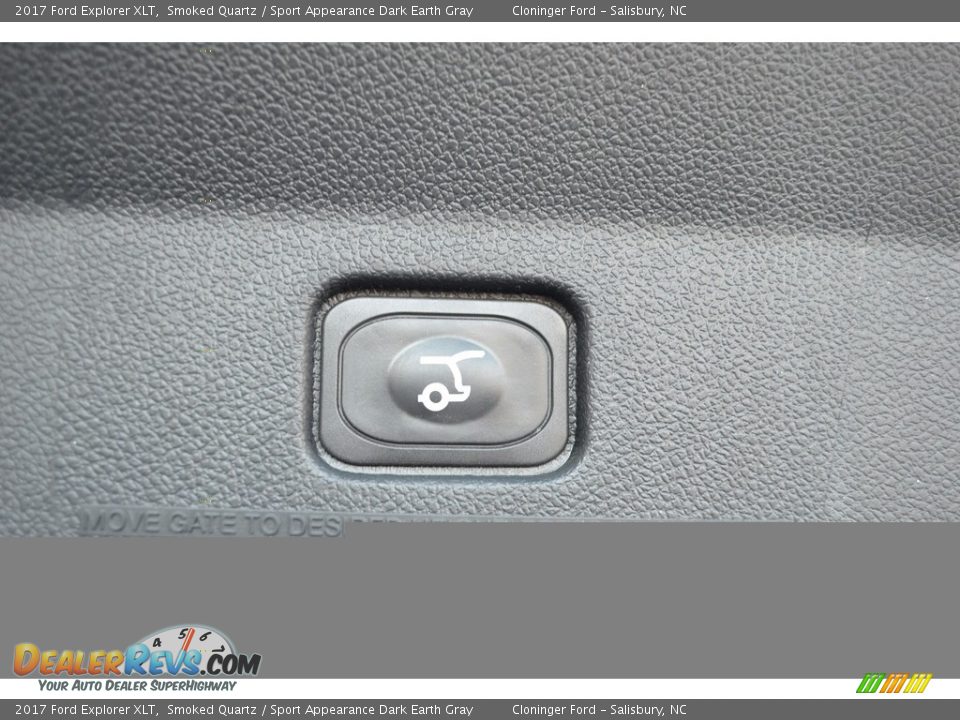 2017 Ford Explorer XLT Smoked Quartz / Sport Appearance Dark Earth Gray Photo #10