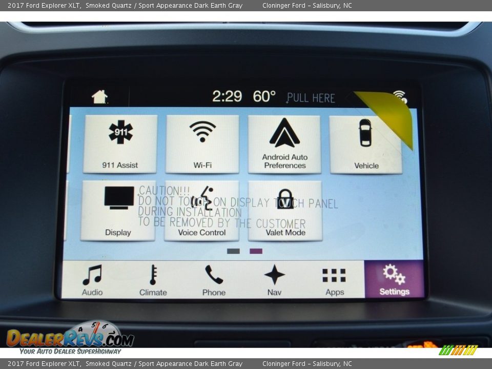 2017 Ford Explorer XLT Smoked Quartz / Sport Appearance Dark Earth Gray Photo #13