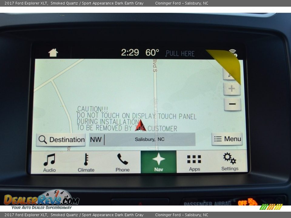 2017 Ford Explorer XLT Smoked Quartz / Sport Appearance Dark Earth Gray Photo #14