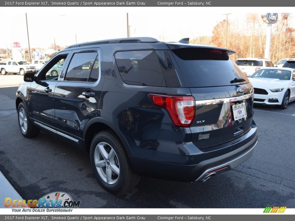2017 Ford Explorer XLT Smoked Quartz / Sport Appearance Dark Earth Gray Photo #21