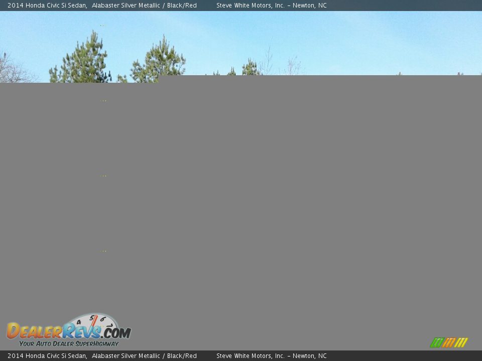 2014 Honda Civic Si Sedan Alabaster Silver Metallic / Black/Red Photo #1