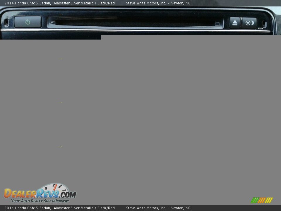 2014 Honda Civic Si Sedan Alabaster Silver Metallic / Black/Red Photo #22