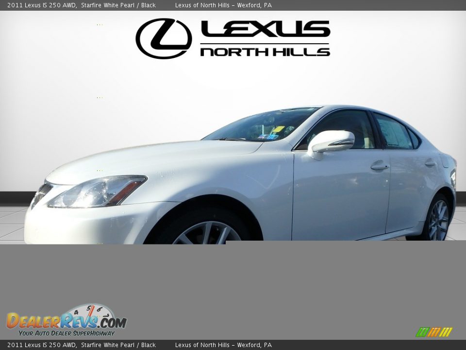 2011 Lexus IS 250 AWD Starfire White Pearl / Black Photo #4